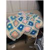 Image 4 : 3 Knitted/ Crochet Blanket ; 58" x 74" , 51" x 58" , 57" x 86"