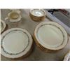 Image 3 : (52) pcs Ridgeway Bone China ; Serving Pieces, Nappies, Bowls, Cups + Saucers, 