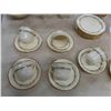 Image 6 : (52) pcs Ridgeway Bone China ; Serving Pieces, Nappies, Bowls, Cups + Saucers, 