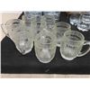 Image 2 : Bar Ware ; 25 Glasses, Decorative Wooden Barrel with 2 Shot Glasses