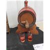 Image 7 : Bar Ware ; 25 Glasses, Decorative Wooden Barrel with 2 Shot Glasses