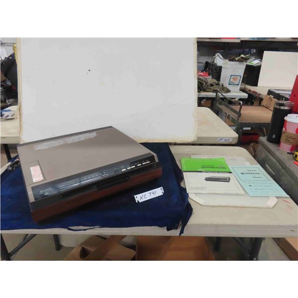 Hitachi Video Disc Player V1P1000 - works