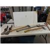 Image 1 : Axe Lot, 6pcs - Assorted Styles, 2 Axe Heads, Brush Axe