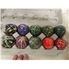 Image 2 : Hand Decorated Ukrainian Easter Eggs - Real Eggs & 1 Golf Ball
