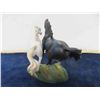Image 9 : 2 Franklin Mint Black Beauty Porcelain Statues by Pamela Du Boulay; 9" x 12" + 7.5" x 9"