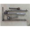 Image 2 : Assorted Sockets 1/4" + 1/2" Drive, Ratchets, SAE + Metric, Sockets, plus more