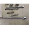 Image 3 : Assorted Sockets 1/2" Drive,  1/4" Drive Ratchets, Deep Sockets, Extensions, plus more