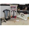 Image 1 : Coffee Percolator 10-30 Cup & Meat Slicer