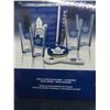 Image 2 : Toronto Maple Leafs Metal Ice Bucket Set with Metal Bucket, (4) 16 oz Pub Glasses,