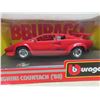 Image 4 : Bburago 1/24th Mercedes, Lamborghini, Viper, 1988 Lamborghini Countach, 