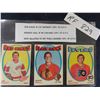 Image 1 : O-Pee-Chee Cards ; Joe Daley #137 Detroit 1971/72 , Dennis Hull #85 Chicago 1971/72 ,