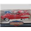Image 2 : 1957 Chev Belair Convertible 1/18 Red American Muscle ERTL