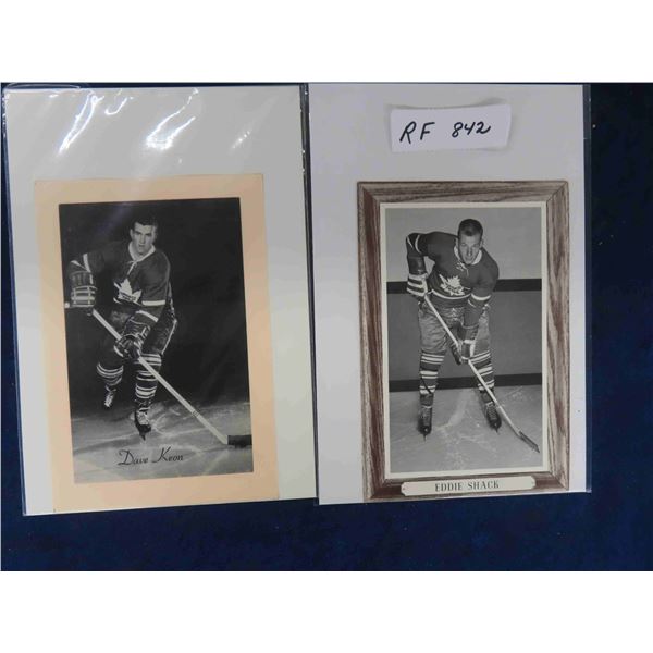 Beehive Hockey Photos Dave Keon Toronto GRP 2, Eddie Shack Toronto GRP 3