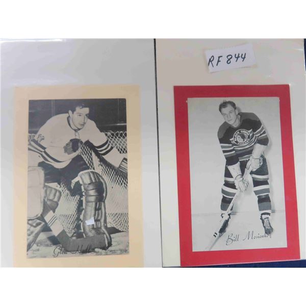 Beehive Hockey Photos Bill Mosienko Chicago GRP 2, Glenn Hall Chicago GRP 2