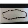 Image 2 : Sterling Silver & Garnet Necklace with Matching Bracelet
