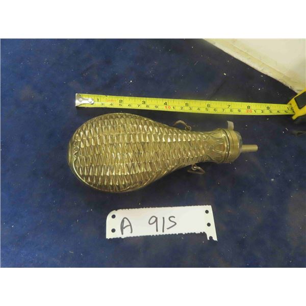 Brass Gun Powder Flask