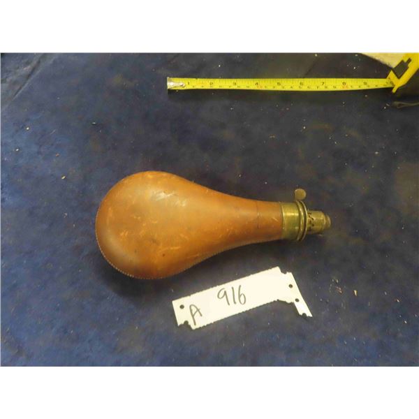 Leather Gun Powder Flask