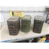 Image 5 : 3 Metal Food Canisters - Military 9" x 15" x 20"