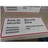 Image 3 : 2 Security Zone Metal Sign -Government 17" x 36"