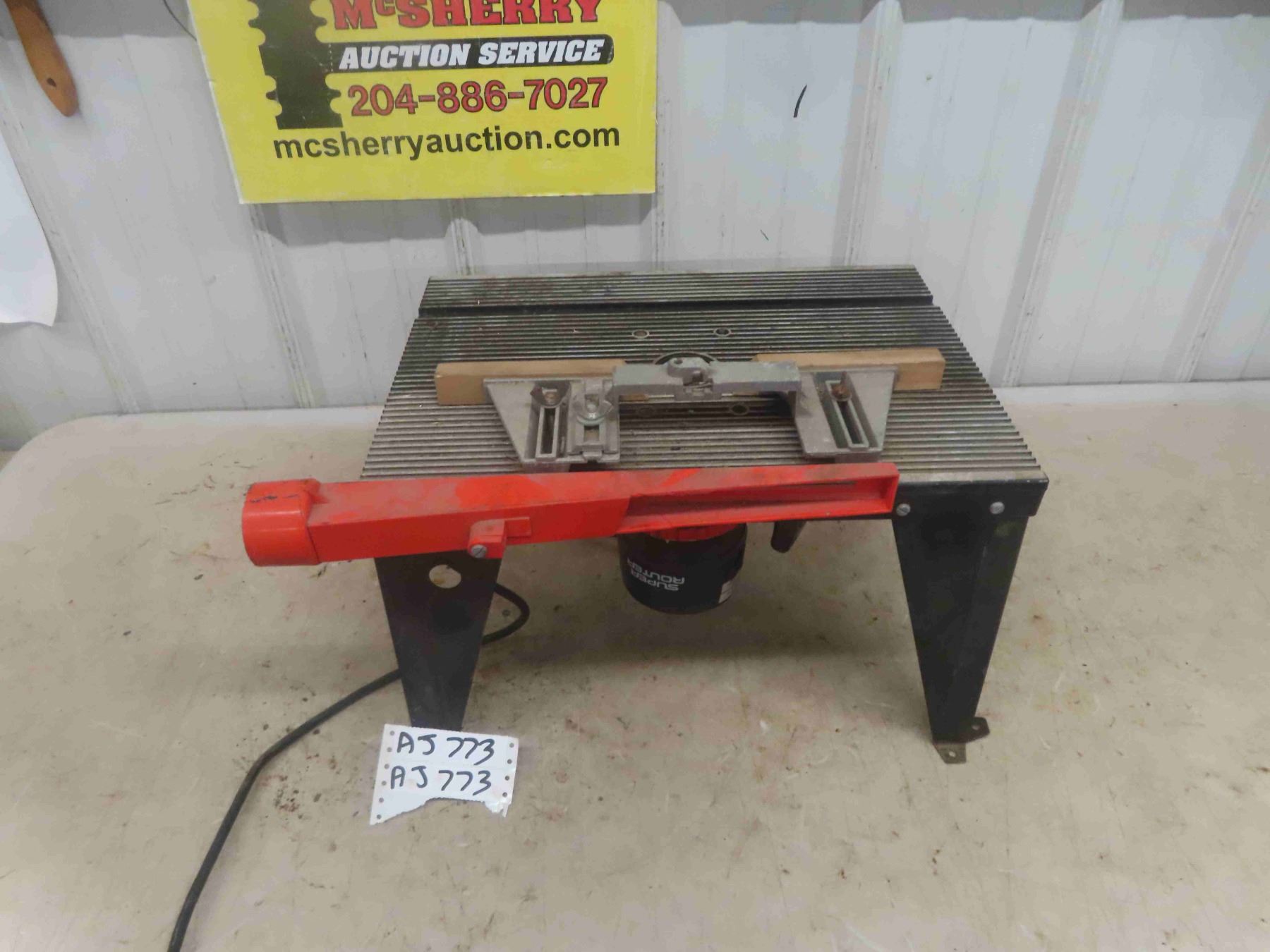 Crafstman Router Table Craftsman Router + Table - McSherry Auction Service Ltd.