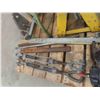 Image 8 : Pallet  Lot ; Air Compressor Head, Heavy Duty Stabilizer Jack, Cable Tightener, Solid Rid,