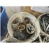 Image 7 : Heavy Pallet of ; Bolts, Nuts, Washers, Loader Pins, Springs - Mixture of Small + 
