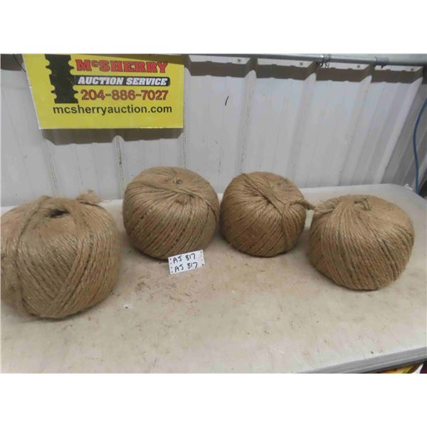 4 Rolls of ? Yarn Style Rope