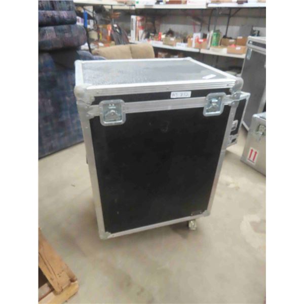Fitted Hard Shipping Case with Casters 22" x 28" x 40"