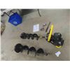 Image 1 : Jiffy 30 Ice Auger Including 8" + 10" Augers, Auer Extension, 2 Extra Auger Blades -Works