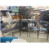 Image 1 : (5) Black Folding Chairs
