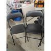 Image 2 : (5) Black Folding Chairs