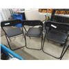 Image 6 : (5) Black Folding Chairs