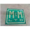 Image 1 : M&M Metal Sign 12" x 14"