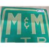 Image 2 : M&M Metal Sign 12" x 14"