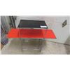 Image 1 : Metal / Chrome Novelty Table 12" x 27" x 37" 