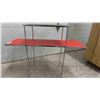 Image 3 : Metal / Chrome Novelty Table 12" x 27" x 37" 