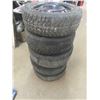 Image 2 : 5 Tires with Rims - 205 / 55 R 16