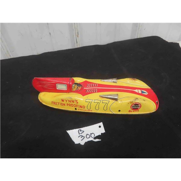 Wynn's Friction Proofing Streamline Tin with Man 2" x 3.5" x 9.5"