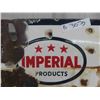 Image 3 : Imperial Porcelain Sign - Original Panel from Oil Rack 15" x 22.5" 