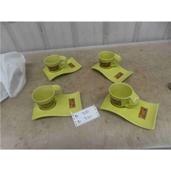 Coffee/ Tea Cups with Dainty Plate