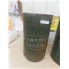 Image 5 : (2)  Canadian Carbide Barrel Canisters 12" x 21.5" t