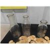 Image 2 : 3 Milk Bottles , Quantity of Caps