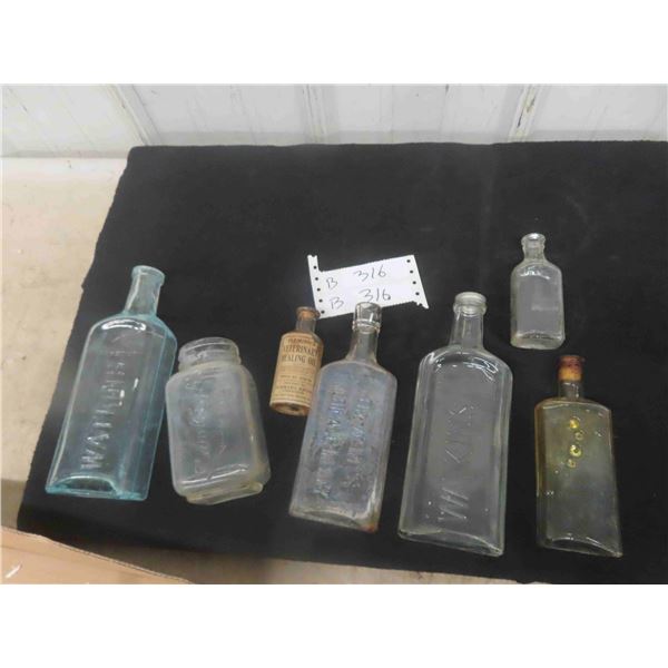 Vintage Medallion Bottles