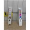 Image 1 : 2 Coin Operated Dispensers ; Perfume & Hottest Novelties 3.5" x 5" x 30"