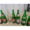 Image 3 : (12) 26 oz. Pop Bottles & Wooden Crate  ; Canada Dry, Bubble Up, 7Up, Hires