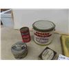 Image 5 : Old Vintage Cans; Honey, Toffee, Household Items