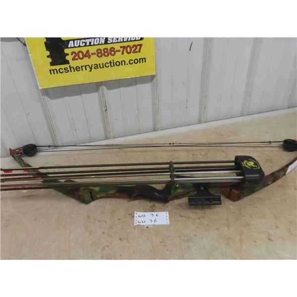 Kwikee Kwiver Archery Compound Bow + Arrows