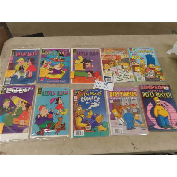 1974-1980 Little Lulu + Simpsons Comics