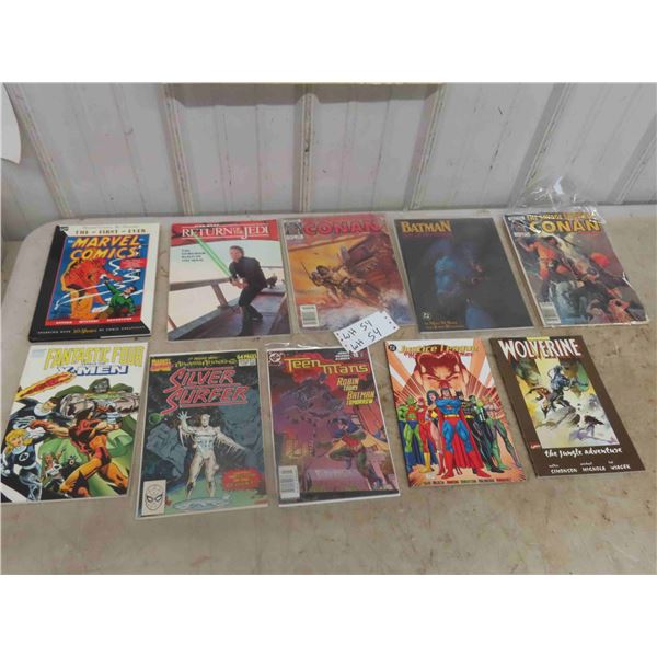 10 Various Comics + Books