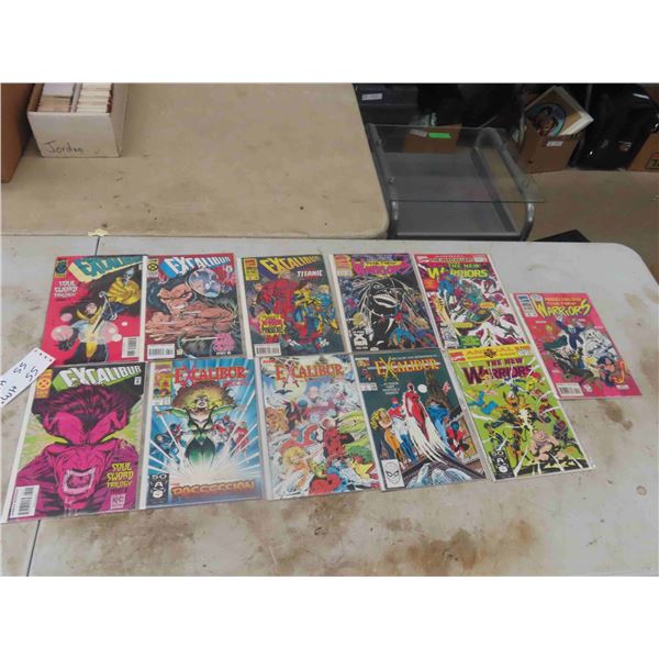 11 Excalibur/ New Warrior Comics